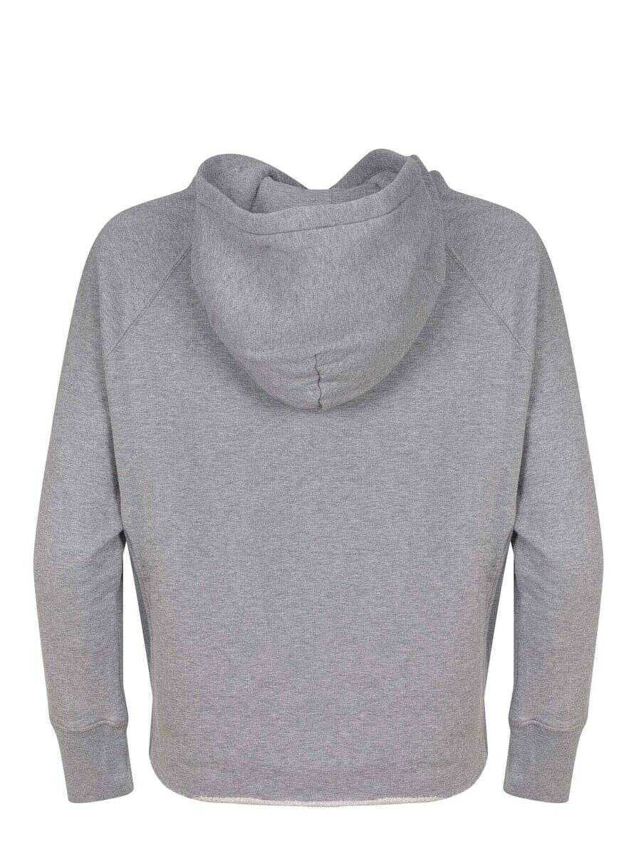 Pulovere Dondup Dondup  Sweatshirt GREY Femei (BM 19344297) 4