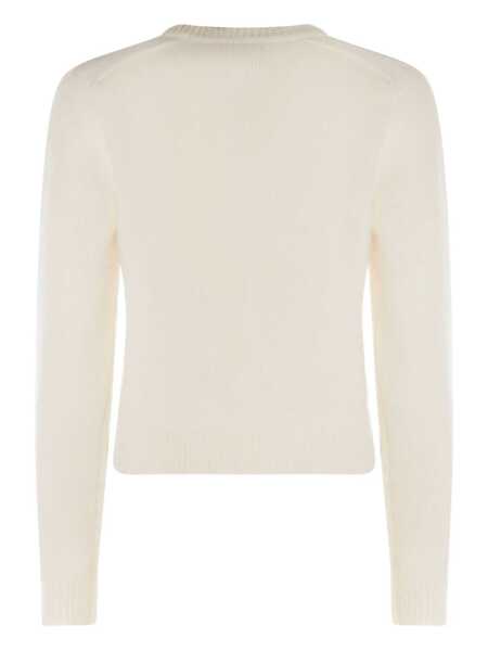 Pulovere KUJTEN Kujten White Cashmere Knitwear WHITE Femei (BM 19344300) 2