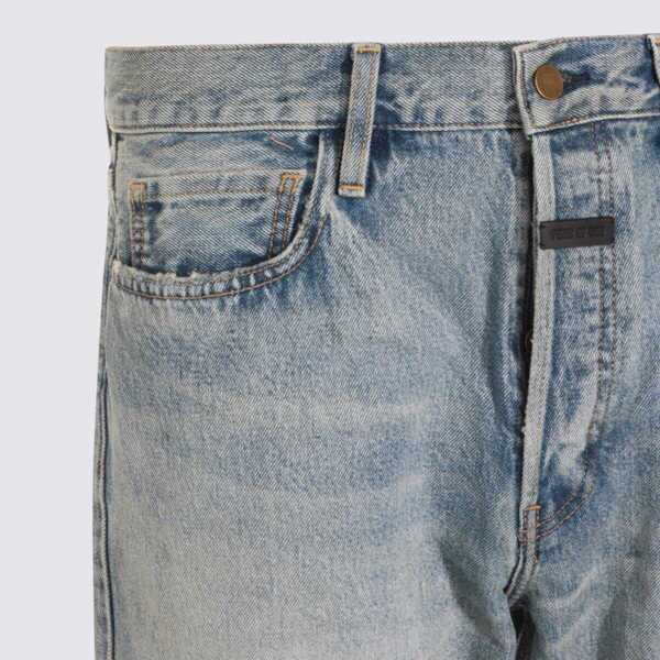 Blugi FEAR OF GOD Fear Of God Light Blue Cotton Jeans Blue Barbati (BM 19344384) 3