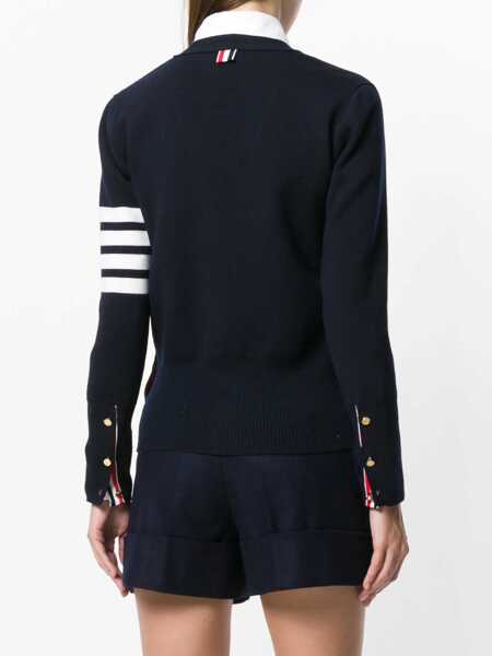 Pulovere Thom Browne Thom Browne Knitwear BLUE Femei (BM 19344435) 4