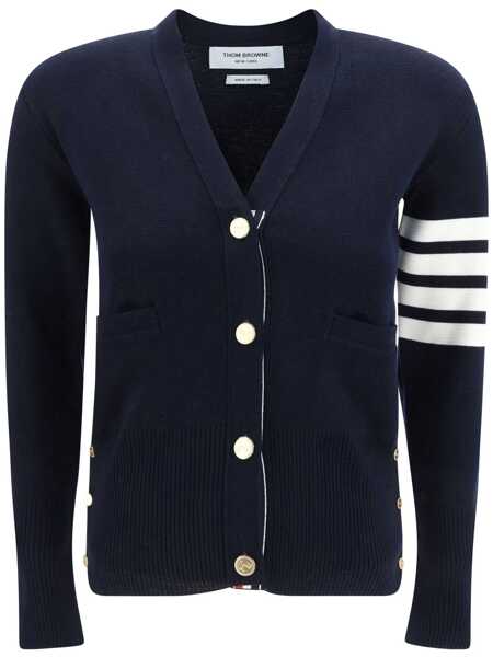 Pulovere Thom Browne Thom Browne Knitwear BLUE Femei (BM 19344435) 1