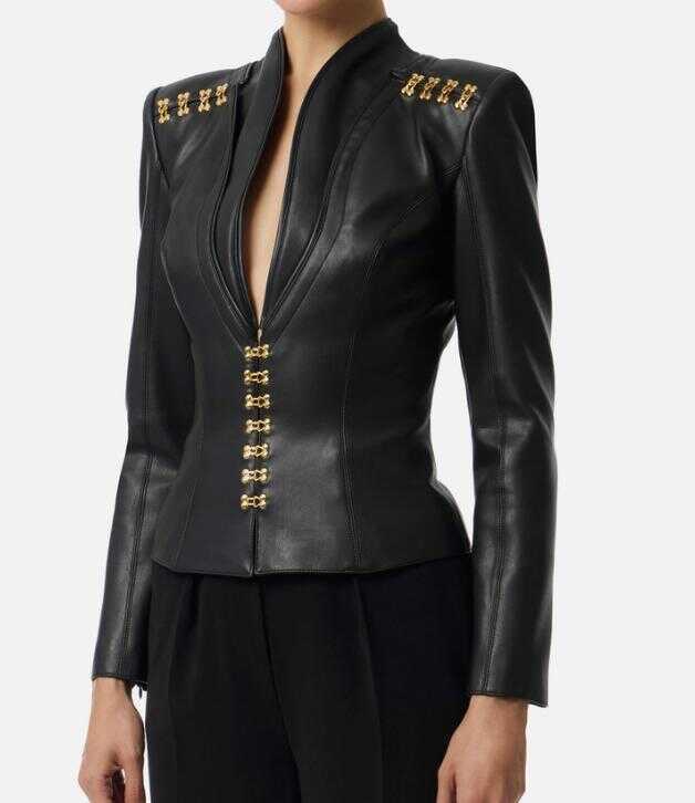 Geci Elisabetta Franchi Elisabetta Franchi Jackets Black Femei (BM 19344765) 2