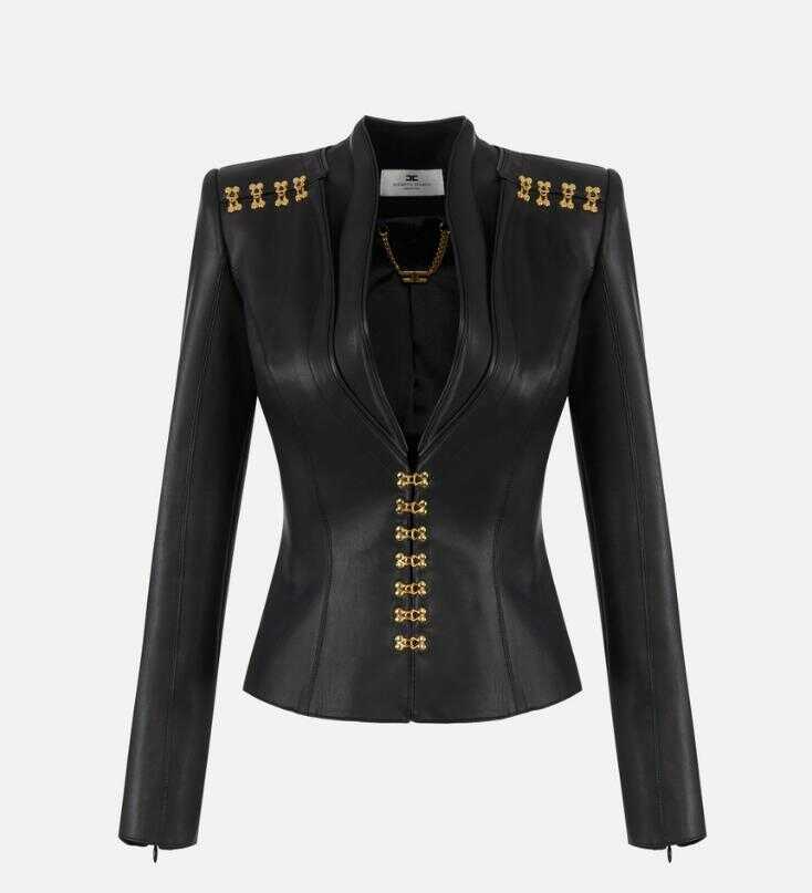 Geci Elisabetta Franchi Elisabetta Franchi Jackets Black Femei (BM 19344765) 1