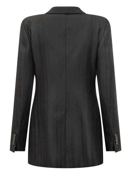 Sacouri Tom Ford Tom Ford Tom Ford Black Wool Blazer With One Button Black Femei (BM 19344768) 2