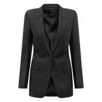 Sacouri Tom Ford Tom Ford Black Wool Blazer With One Button Femei