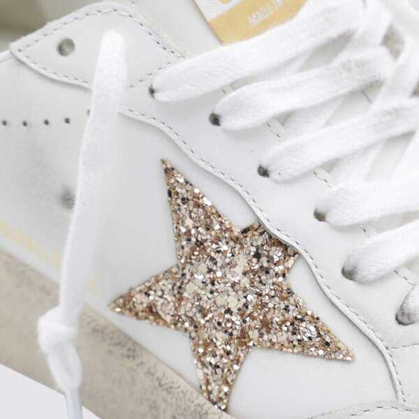 Sneakers Golden Goose Golden Goose White Leather Ballstar 2 Sneakers WHITE/GOLD/BLACK Femei (BM 19344828) 4