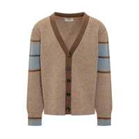 Cardigane AMI Paris Ami Striped Wool Cardigan Barbati
