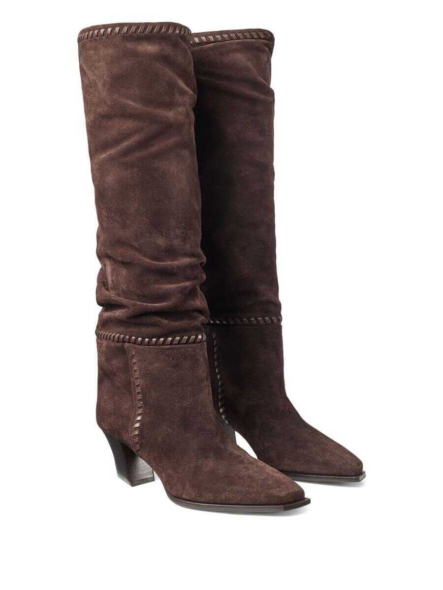 Bocanci Jimmy Choo Jimmy Choo Boots BROWN Femei (BM 19344858) 3