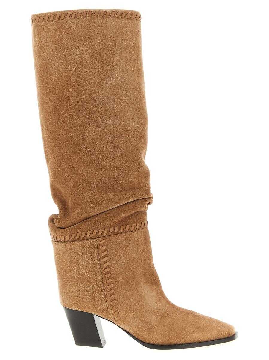 Bocanci Jimmy Choo Jimmy Choo Hart Boots Beige Femei (BM 19344861) 1