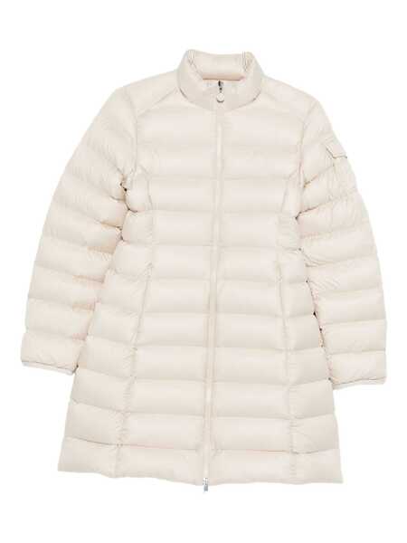 Geci de iarna Moncler Moncler Igesse Quilted Midi Down Jacket Beige Femei (BM 19345335) 1