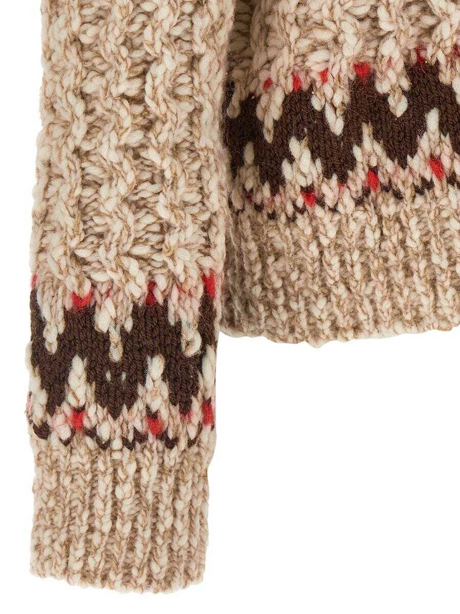Pulovere Moncler Grenoble Moncler Grenoble Alpaca And Silk Sweater MULTICOLOR Barbati (BM 19345443) 4