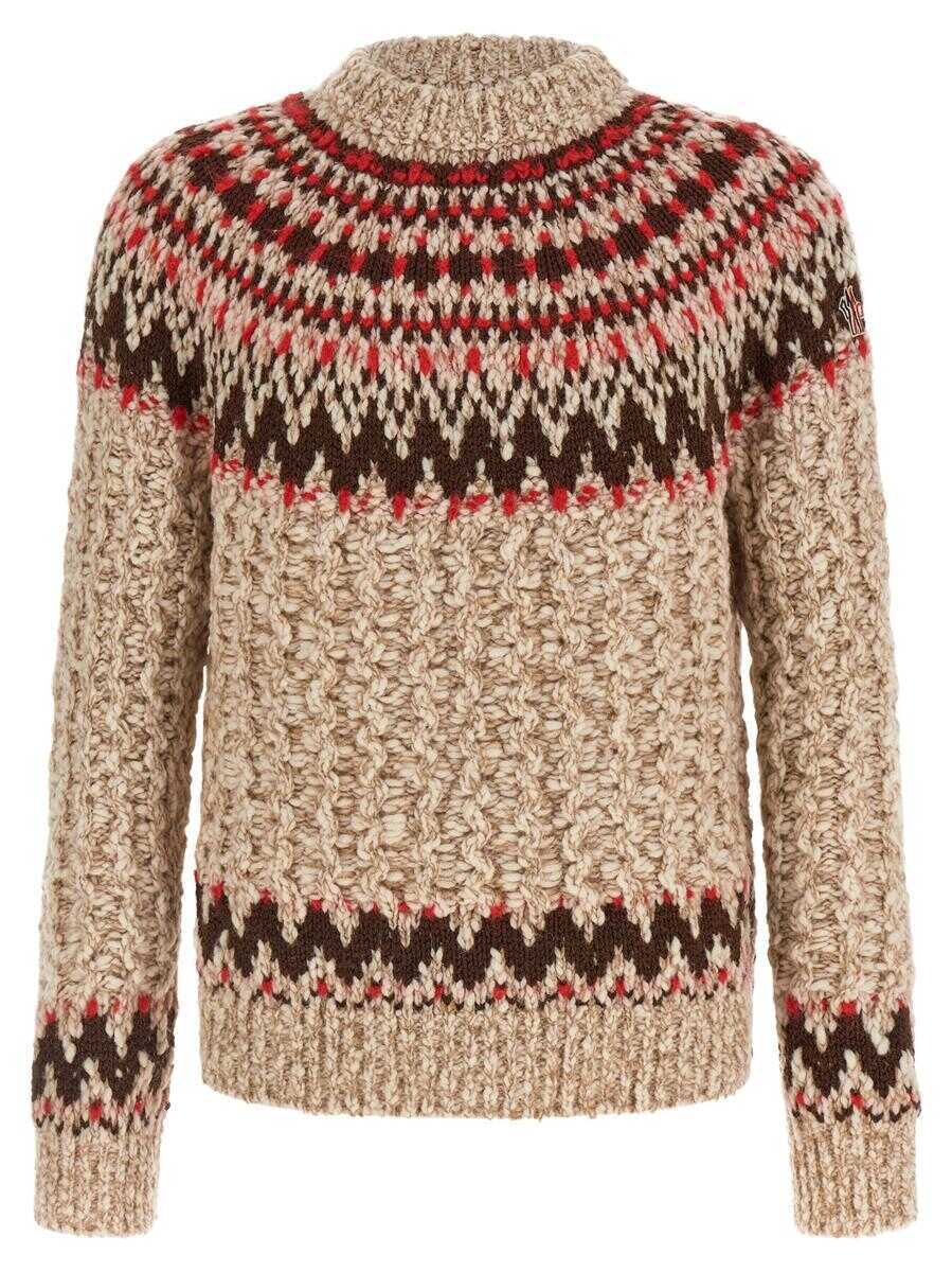 Pulovere Moncler Grenoble Moncler Grenoble Alpaca And Silk Sweater MULTICOLOR Barbati (BM 19345443) 1