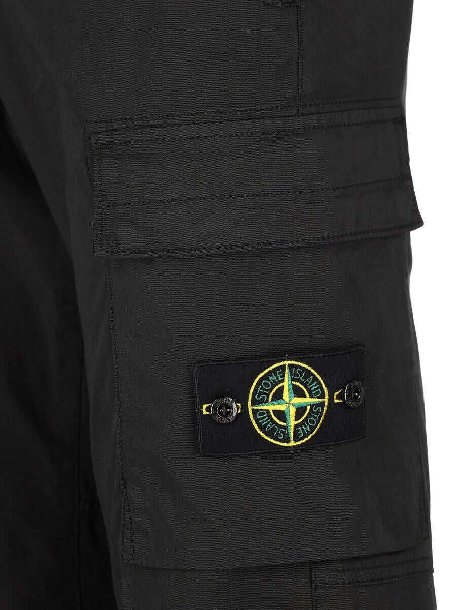Pantaloni Stone Island Stone Island Pant Regular Tapered Clothing V0029 BLACK Barbati (BM 19345458) 3