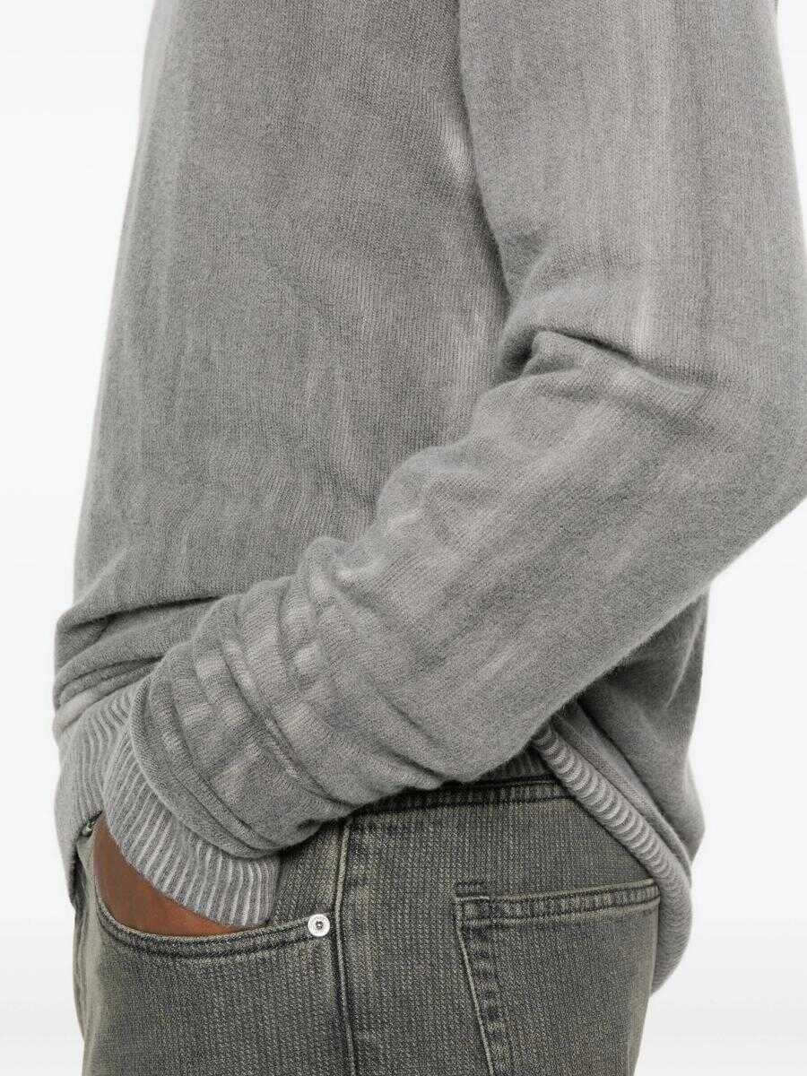 Pulovere OUR LEGACY Our Legacy Parallel V-Neck Clothing GREY SPRAY DYE CHERUB WOOL Barbati (BM 19345872) 5