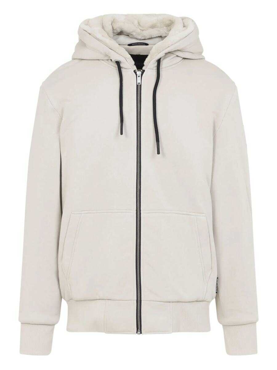 Pulovere Moose Knuckles Moose Knuckles Classic Bunny Clothing Beige Barbati (BM 19345920) 1