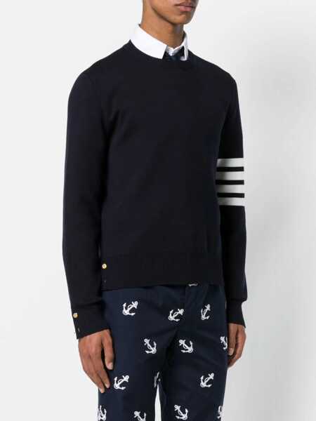 Pulovere Thom Browne Thom Browne Sweaters & Knitwear BLUE Barbati (BM 19346154) 3