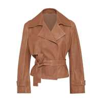 Geci Brunello Cucinelli 'Crop' Trench Coat Femei