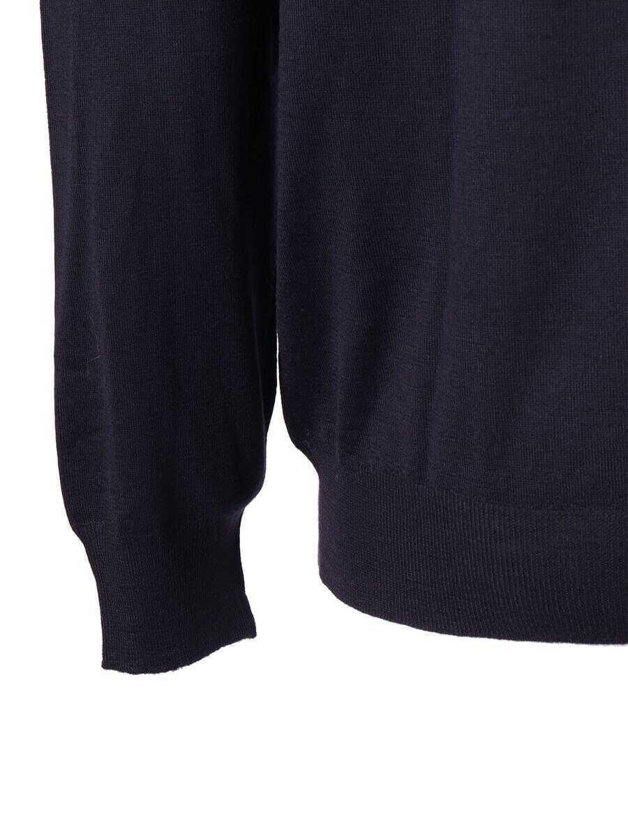 Pulovere Fedeli Fedeli School V BLUE Barbati (BM 19346334) 3