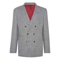 Geci Brunello Cucinelli Grisaille Blazer  Barbati