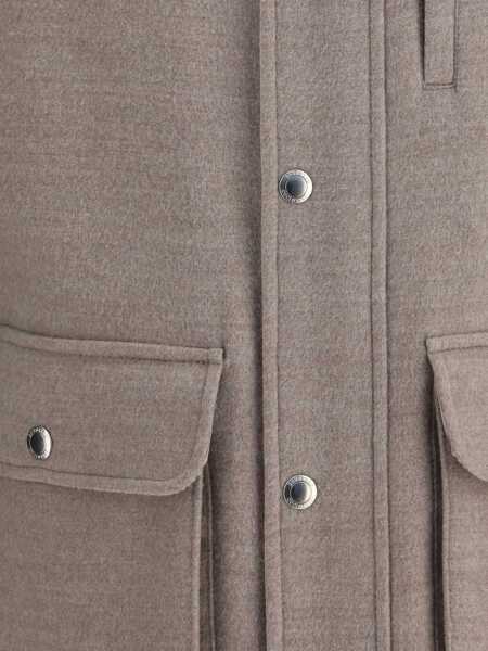 Geci Brunello Cucinelli Brunello Cucinelli Wool Jacket Beige Barbati (BM 19346430) 4