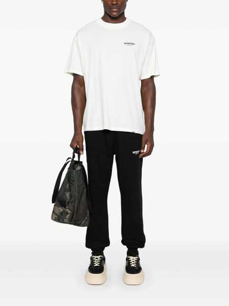 Tricouri REPRESENT White T-Shirt With Logo On The Front And Maxi Logo On The Back In Cotton Man WHITE Barbati (BM 19346673) 2