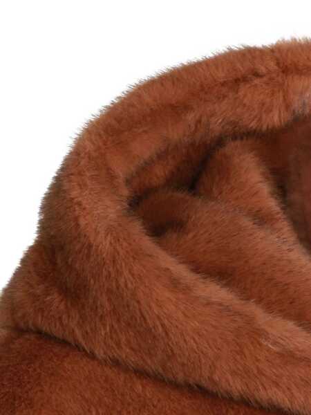 Geci ANTONELLI Antonelli Brown Girella Fur Jacket BROWN Femei (BM 19346748) 5