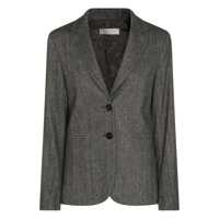 Sacouri Antonelli Grey Wool Coccole Blazer Femei