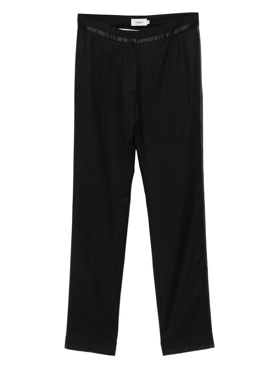 Pantaloni casual BARENA Barena Pantalone Classi Clothing 590 NERO Femei (BM 19346823) 1