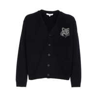 Cardigane Maison Kitsuné Fox Head Intarsia Merino Cardigan Clothing Barbati