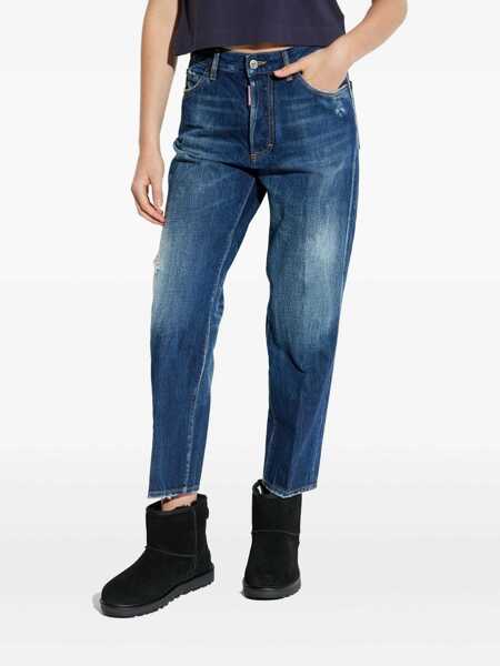 Blugi DSQUARED2 DSQUARED2  Boston Jeans BLU MEDIO Femei (BM 19347294) 3