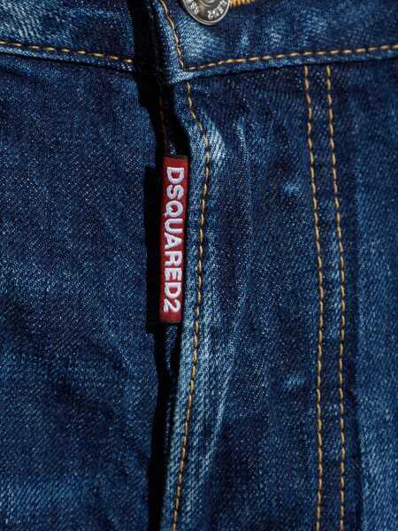 Blugi DSQUARED2 DSQUARED2  Boston Jeans BLU MEDIO Femei (BM 19347294) 5
