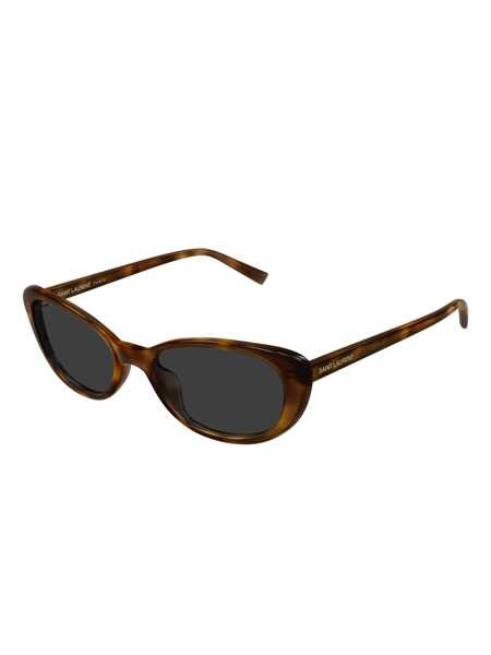 Ochelari de soare Saint Laurent Saint Laurent Eyewear Sunglasses Brown Femei (BM 19347399) 2