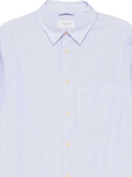 Camasi TINTORIA MATTEI Tintoria Mattei Shirts CLEAR BLUE Barbati (BM 19347612) 3
