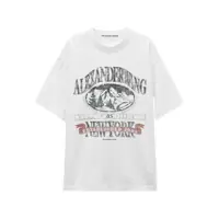 Tricouri Alexander Wang Short Sleeve T-Shirt W/ Graphic Clothing Femei