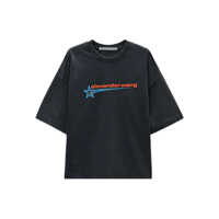 Tricouri Alexander Wang Boxy T-Shirt W/ Graphic Clothing Femei