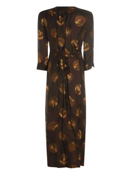 Rochii UMA WANG Uma Wang Dresses BROWN/TAN Femei (BM 19347738) 2