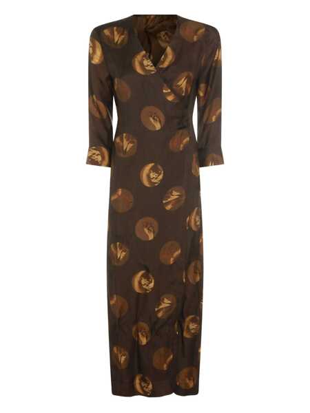 Rochii UMA WANG Uma Wang Dresses BROWN/TAN Femei (BM 19347738) 1
