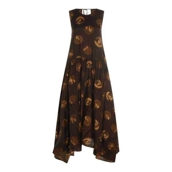 Rochii UMA WANG Uma Wang Dresses BROWN/TAN Femei (BM 19347744) 2