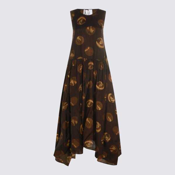 Rochii UMA WANG Uma Wang Dresses BROWN/TAN Femei (BM 19347744) 1