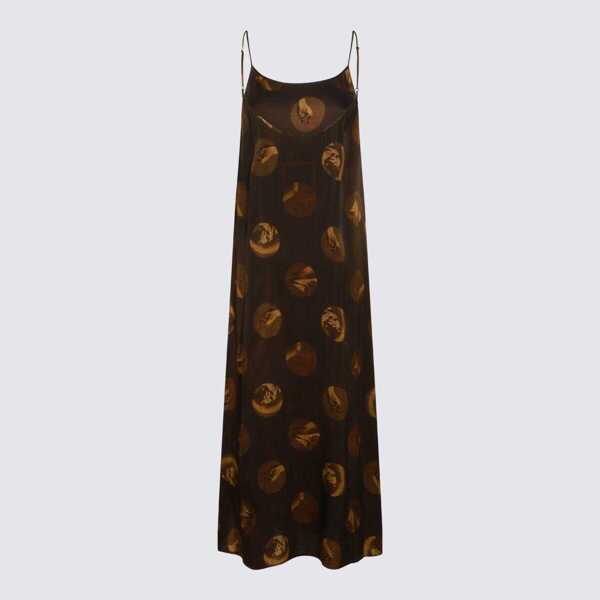 Rochii UMA WANG Uma Wang Dresses BROWN/TAN Femei (BM 19347756) 3