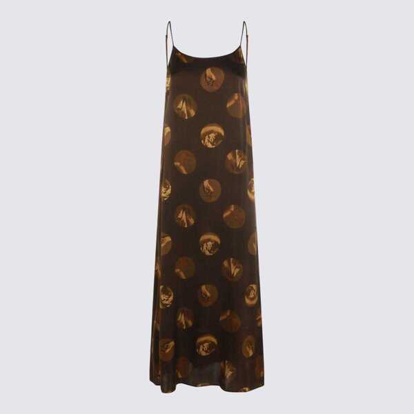 Rochii UMA WANG Uma Wang Dresses BROWN/TAN Femei (BM 19347756) 1