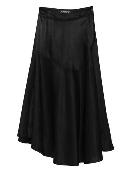 Fuste OUR LEGACY Our Legacy Waltz Skirt Clothing FRESH BLACK TARMAC TWILL Femei (BM 19347834) 1