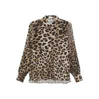 Camasi Officine Générale Elzini Leopard Voile Viscose Clothing Femei