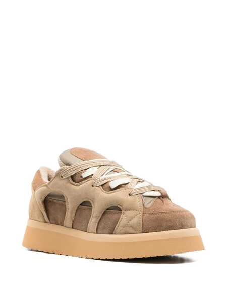 Sneakers SANTHA Santha Model 1 Platform Beige-Mud Shoes BEIGE MUD Femei (BM 19348038) 2