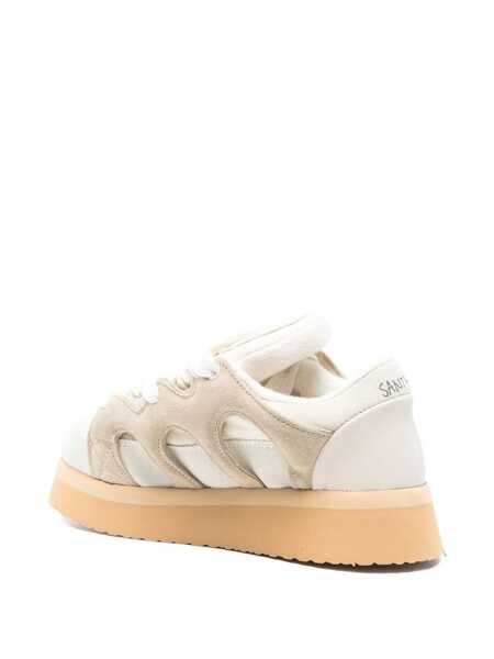 Sneakers SANTHA Santha Model 1 Platform Cream-Offwhite Shoes CREAM OFF WHITE Femei (BM 19348044) 3