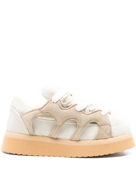 Sneakers SANTHA Santha Model 1 Platform Cream-Offwhite Shoes CREAM OFF WHITE Femei (BM 19348044) 1