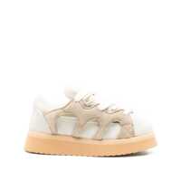 Sneakers Santha Model 1 Platform Cream-Offwhite Shoes Femei