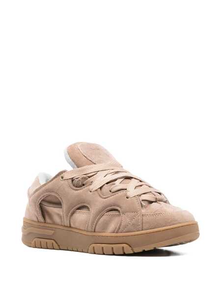 Sneakers SANTHA Santha Model 1 Totalsuede Nude Shoes Beige Femei (BM 19348059) 2