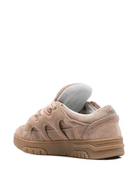 Sneakers SANTHA Santha Model 1 Totalsuede Nude Shoes Beige Femei (BM 19348059) 3