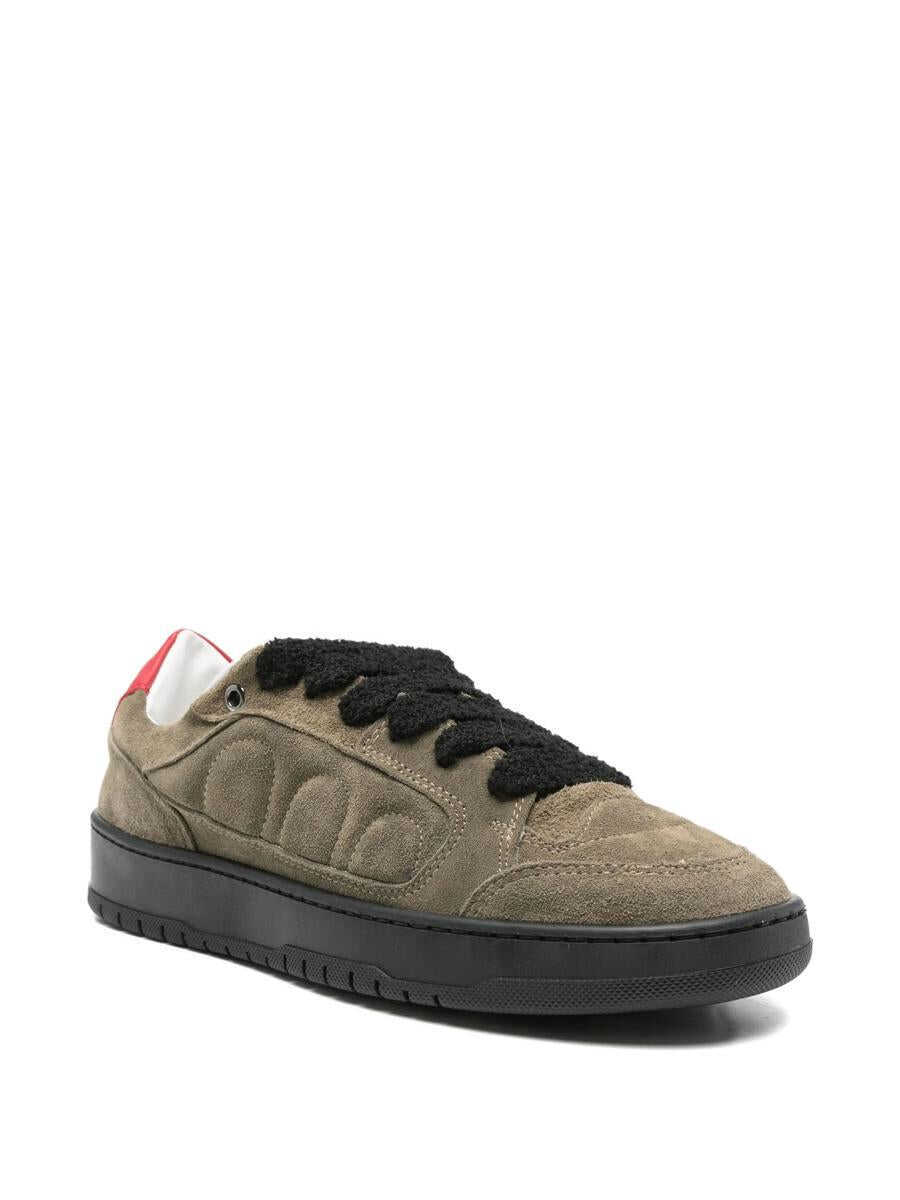 Sneakers SANTHA Santha Model 2 Total Suede Army Shoes Green Femei (BM 19348068) 2